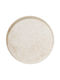 GTSA Plate Shallow made of Porcelain Beige with Diameter 27cm