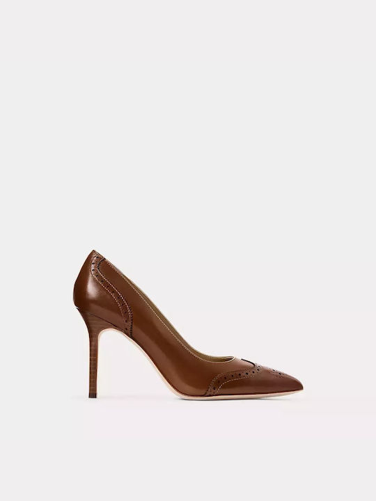 Ralph Lauren Pumps Tabac Braun