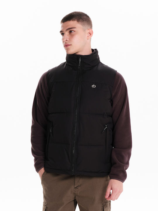 Emerson Без Ръкав Зимно Яке Puffer Черно