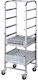 Stainless Steel Dishwasher Basket Collection Cart 7 Shelves 560x510xh1700 Dwr-7
