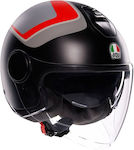 AGV Eteres Jet Helmet with Sun Visor ECE 22.06 ...