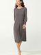 Vamp Winter Women's Nightdress Grey