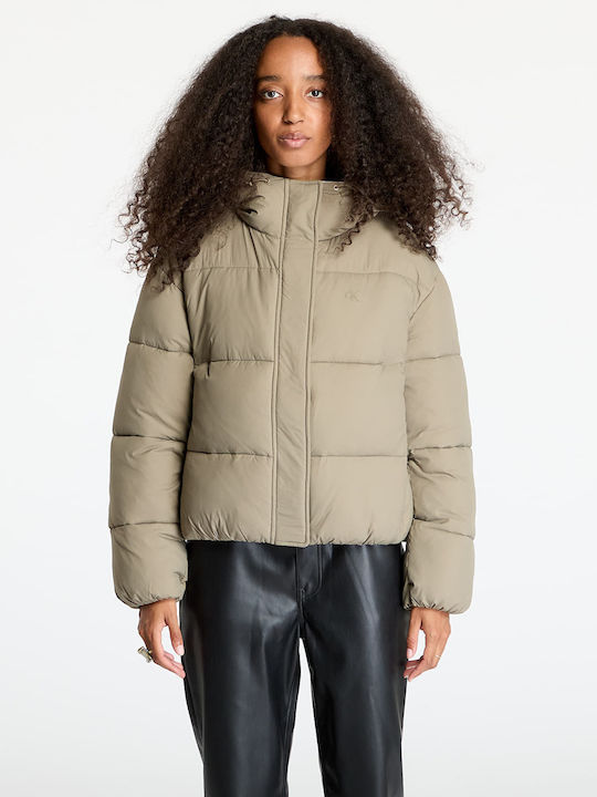 Calvin Klein Kurz Damen Puffer Jacke für Winter...