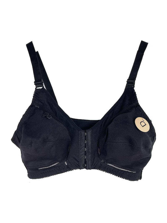 Bra without Padding without Underwire Black