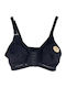 Bra without Padding without Underwire Black