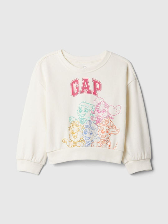 GAP Kids Sweatshirt Ecru Logo