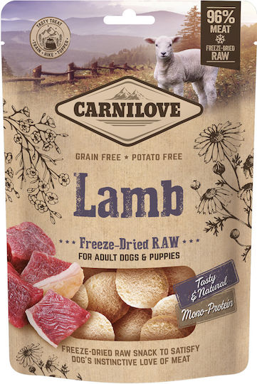 Carnilove Hund Gefriergetrocknete Rohsnacks Lamm 60g