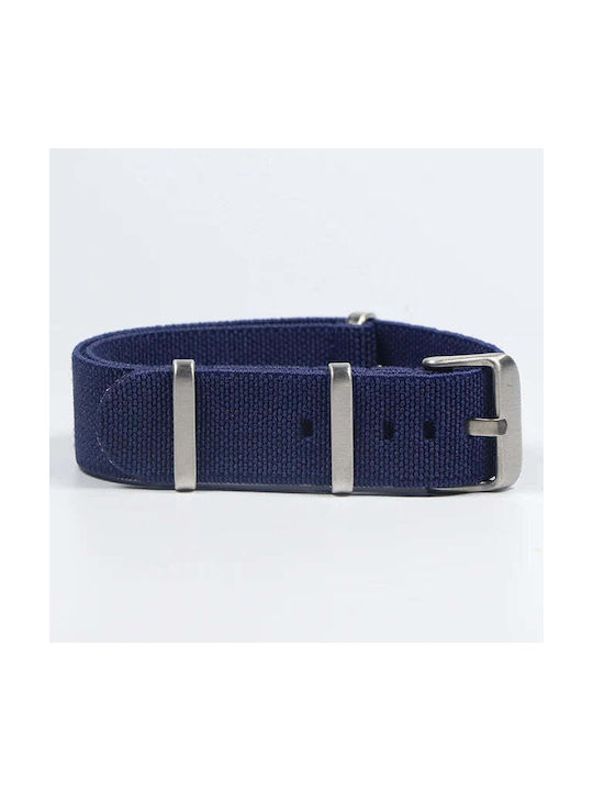 Fabric Strap Nato Blue 22mm