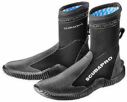 Schwarze Scubapro Stiefel Ohne Reißverschluss Everflex Arch Schwarz