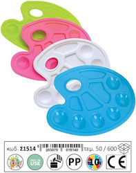Ovale Palette 10 Vertiefungen Verschiedene Designs S1514