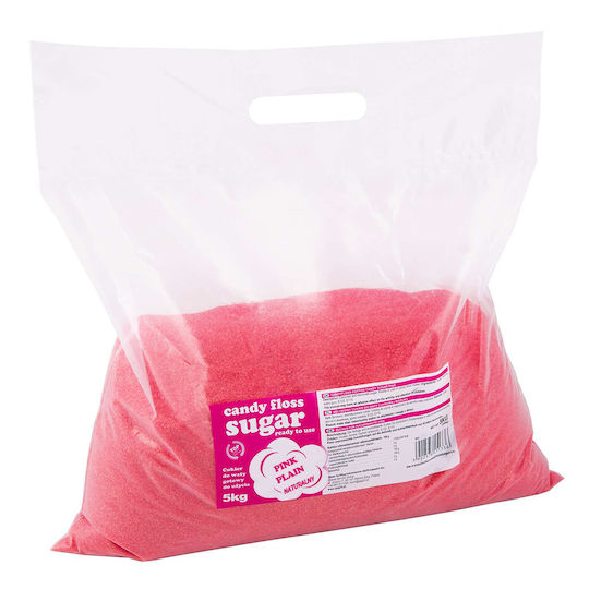 Red Natural Flavor Cotton Candy Sugar 5kg