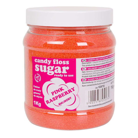 Rosa Zuckerwatte-Zucker mit Himbeergeschmack 1kg