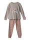 Evita Pijama pentru copii De iarnă BEIGE