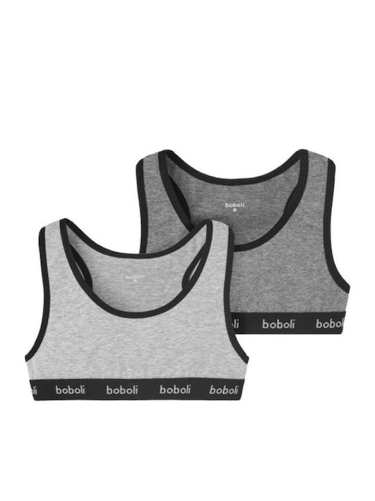Boboli Σετ Παιδικά Μπουστάκια Grey 2τμχ
