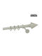 Zogometal Metallic Curtain Pole Cp4146 Double with Rail Φ25mm 160cm Grey