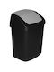 Curver Plastic Coș de gunoi de birou 15lt Negru 24.8x24.8x41.8cm