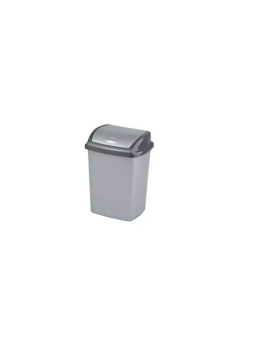 Curver Office Waste Bin 10lt Silver