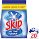 Skip Active Clean Απορρυπαντικό Ρούχων σε Σκόνη 1.3kg (20 Μεζούρες)