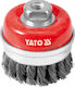 Yato 60mm Brush M14 Thread Twisted Wire Inox 4768