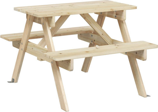 vidaXL Kleiner Tisch Braune für 3+ Jahre alt