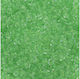 Γυάλινο Χαντράκι Ροκάι Πράσινο Lime Inside Color 3mm 100γραμμάρια