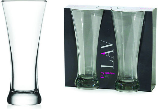 General Trade Set of 2 Glass Beer Glasses