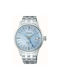 Seiko Time Ceas Bărbați Cu Baterie Cu Brățară Metalică Argintie