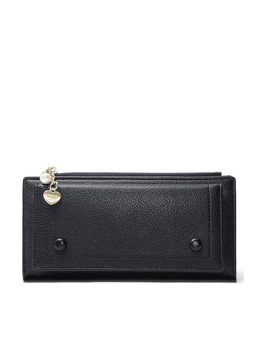 Large Women's Wallet Cards Black