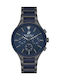 Beverly Hills Polo Club Men's Watch Battery with Black Metal Bracelet