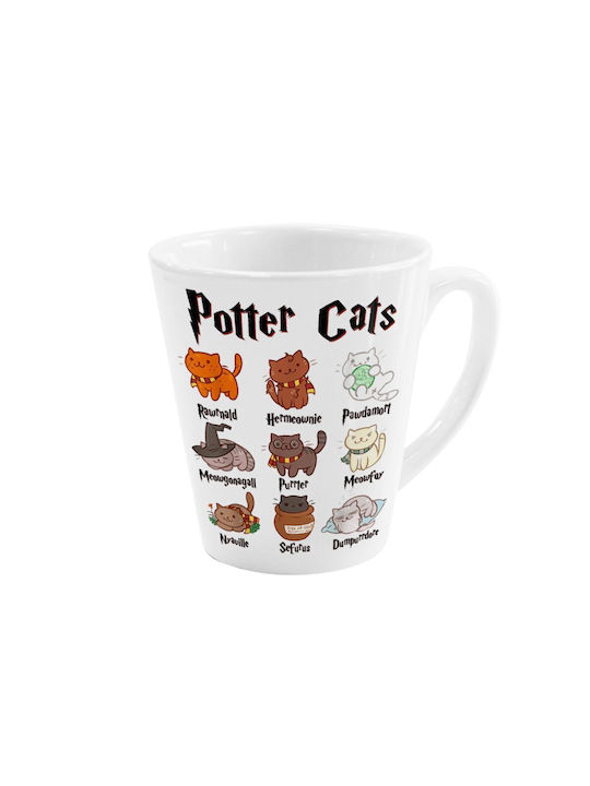 Koupakoupa Potter Cats Cană Ceramică Albă 300ml 1buc