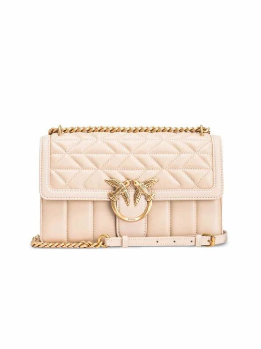 Pinko Damen Tasche Crossbody Beige