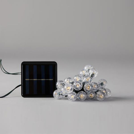 80 Lights LED 1m. Warm White Solar in String 1pcs