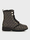 Kids Boots with Zipper Brown