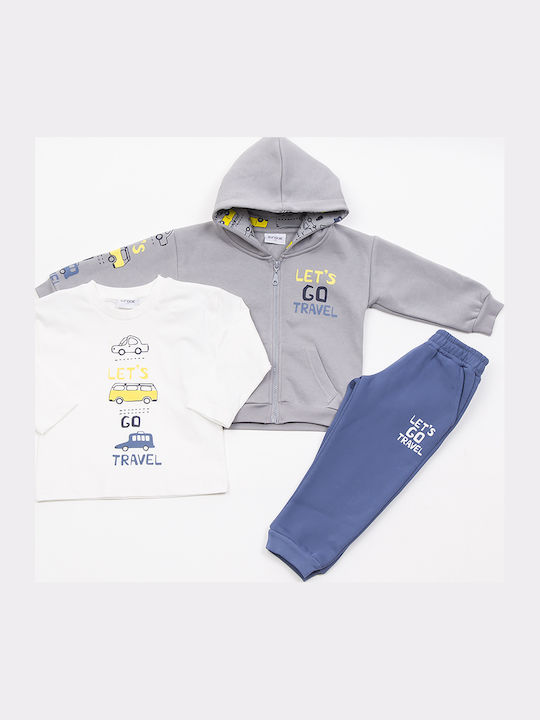 Trax Kinder Sweatpants Set - Jogginganzug Grey
