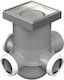Chudej Plastic Siphon Floor with Size 12.5x12.5cm