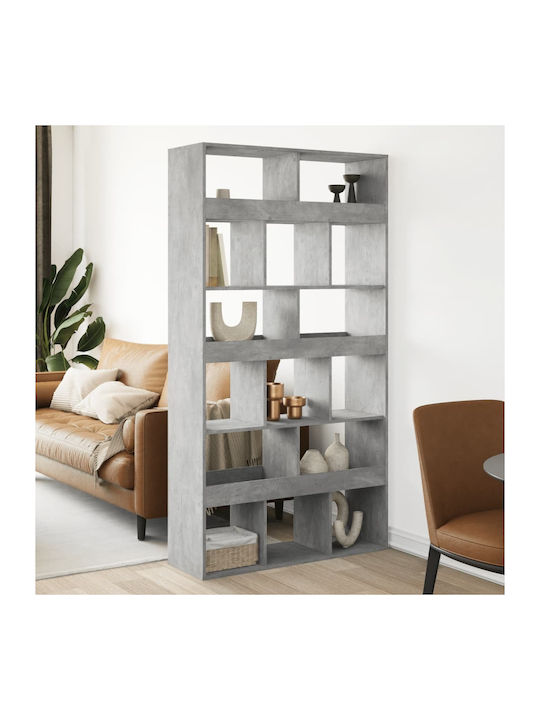 Βιβλιοθήκη Γκρι 100x33x187.5εκ.
