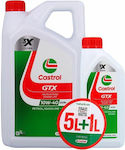 Castrol Λάδι Αυτοκινήτου GTX 10W-40 A3/B4 6lt