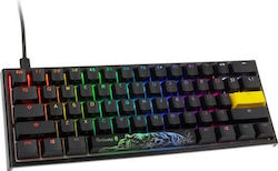 Ducky One 2 Pro Mini Gaming Mechanische Tastatur mit Cherry MX Schwarz Schaltern und RGB-Beleuchtung Schwarz