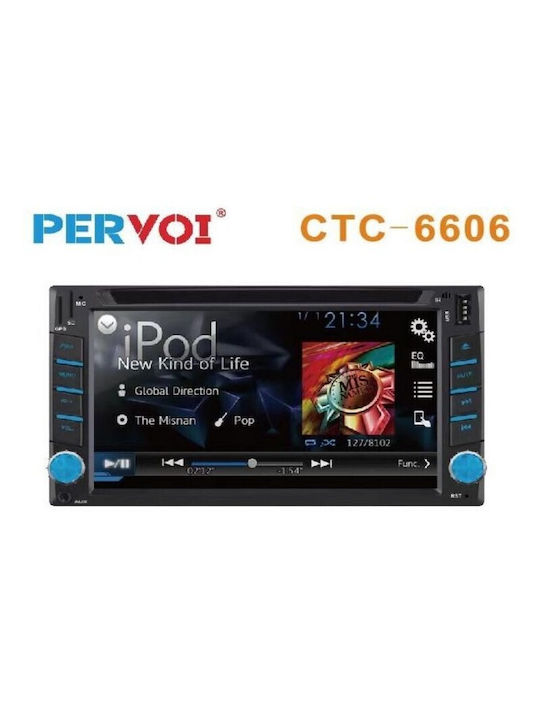 Auto-Audiosystem 2DIN (Bluetooth/USB/Notenblätter) mit Touchscreen 6.2"