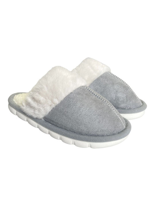 Jomix Winter Women's Slippers in Gray color