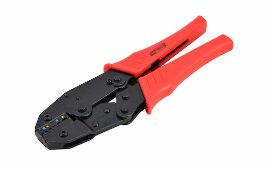 AWTools Crimping Pliers Cross-Section Range 0.5 - 6mm² with Ratchet Mechanism Length 220mm