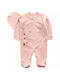 Evita Baby Bodysuit Long-Sleeved Rose