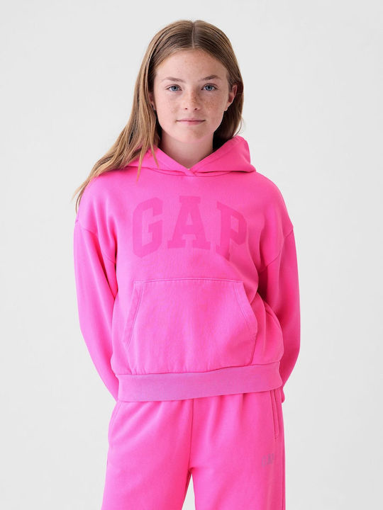 Hanorac Copii cu Glugă și Buzunare Happy Pink