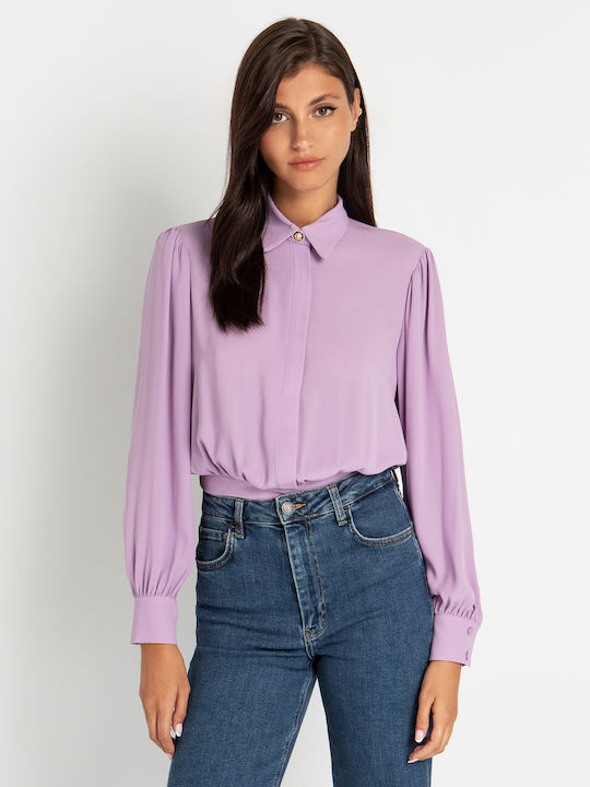 Toi&Moi Women's Long Sleeve Shirt Lila