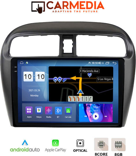 Carmedia Тъчскрийн 9.5" Мултимедийен Екран за Табло на Автомобил