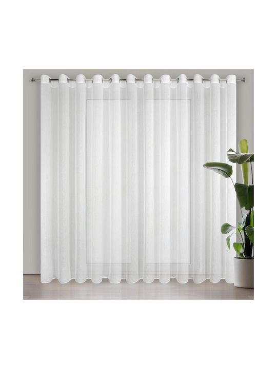 Ready Curtain Rebecca 400 X 250 Cm White