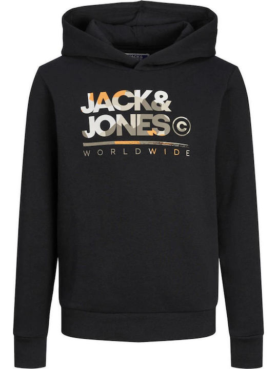 Jack & Jones Παιδικό Φούτερ με Κουκούλα και Τσέ...