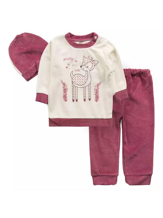 Evita Set Winter 2pcs Fuchsia