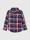 GAP Kids Checked Shirt Blue Flannel