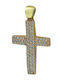Daskalakis Damen Gold Kreuz 14K
